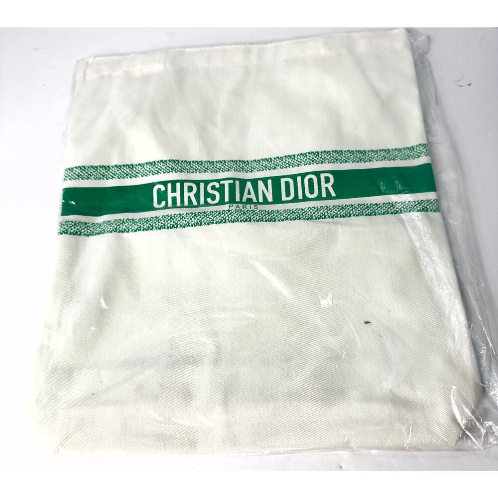 Christian Dior Parfums Green Reusable Tote Bag– Limited Edition NEW‎ Book Tote
